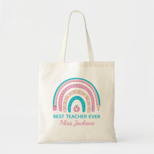 Best Teacher Ever  _ Teacher Appreciation Gift Tote Bag