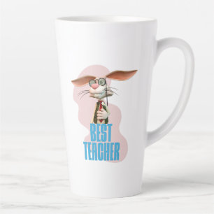Best Teacher Funny Rabbit Classroom Humor Latte Mug