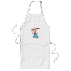 Best Teacher Funny Rabbit Classroom Humor Long Apron