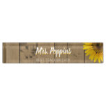 Best Teacher Gift Name Rustic Wood Sunflower Name Plate Best Teacher Gift Name Rustic Wood Sunflower Name Plate