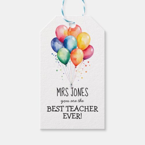 best teacher gift tags