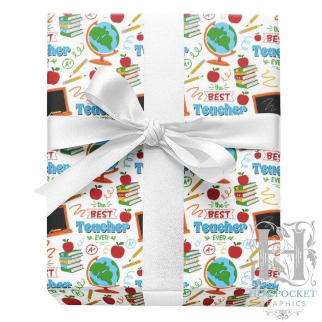 Best Teacher Gift Wrapping Paper (Creator Uploaded)