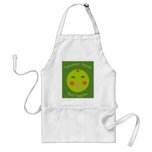 Best Teacher Happy Apple Custom Cooking Apron