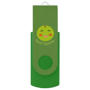 Best Teacher Happy Apple Custom USB Drive