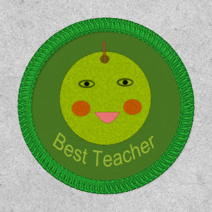 Best Teacher Happy Apple Patch