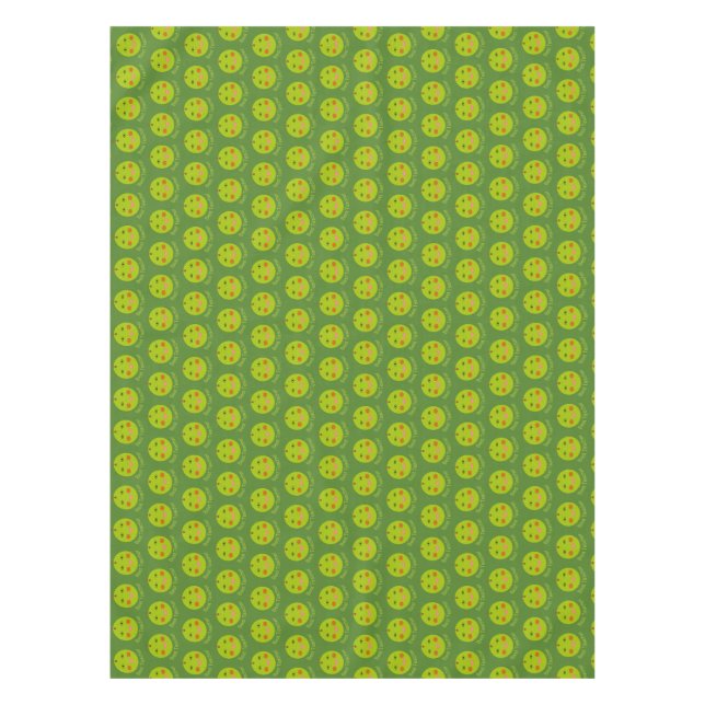 Best Teacher Happy Apple Tablecloth (Front)