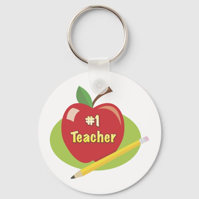 Best Teacher Keychain (Front)