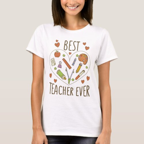 Best teacher quote design T_Shirt