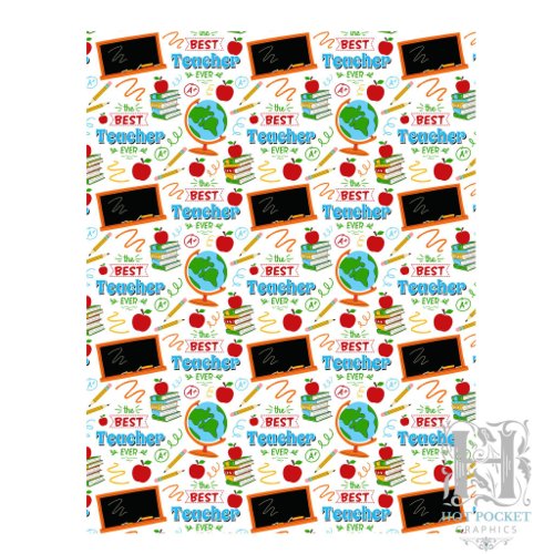 Best Teacher Scrapbook Paper
