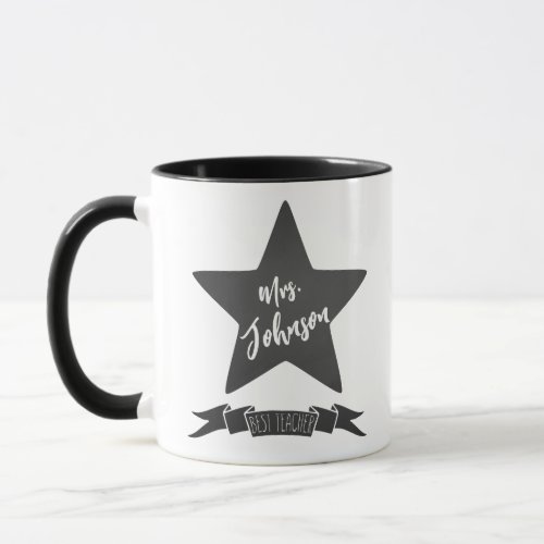 best teacher you are a star mug christmas gift