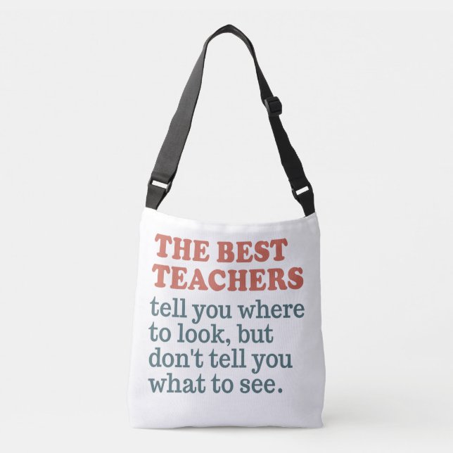 BEST TEACHERS custom monogram bags (Front)