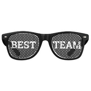 BEST TEAM retro Shades / Fun Party Sunglasses