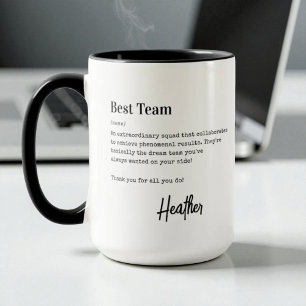 Best Team Thank You Employee Appreciation Gift Mug