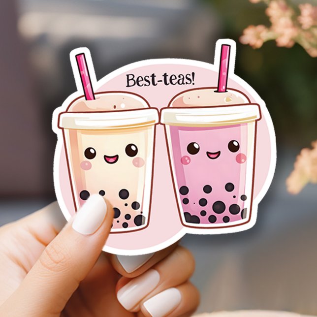 Best Teas Boba Tea Kawaii Sticker (Creator Uploaded)