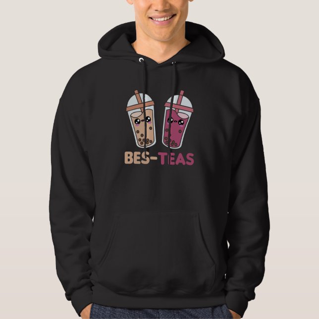 Best-Teas - Bubble Tea Kawaii Boba Tea Love Hoodie (Front)