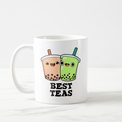 Best Teas Funny Besties Boba Tea Pun Coffee Mug