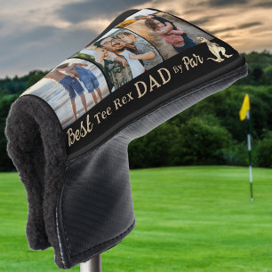 Best Tee Rex Dad By Par 3 Photo Collage Golf Head Cover