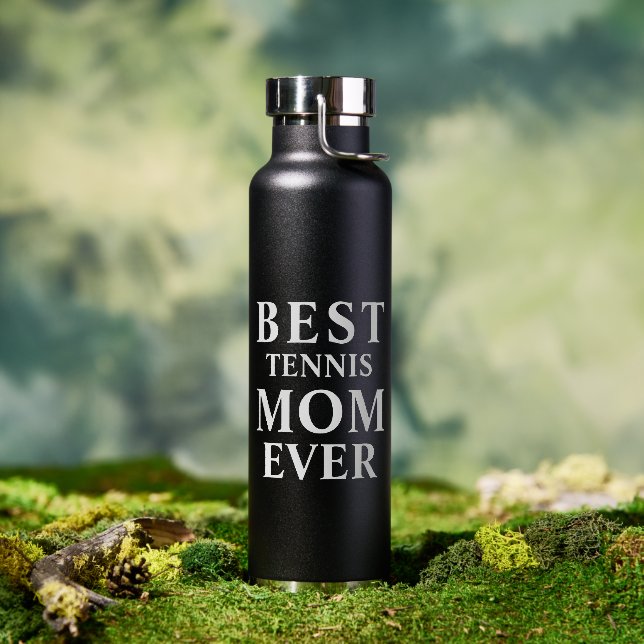 Best Tennis Mom Ever  Water Bottle (Outdoor)