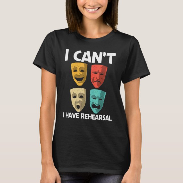 Best Theater For Men Women Broadway Musical Theate T-Shirt (Front)