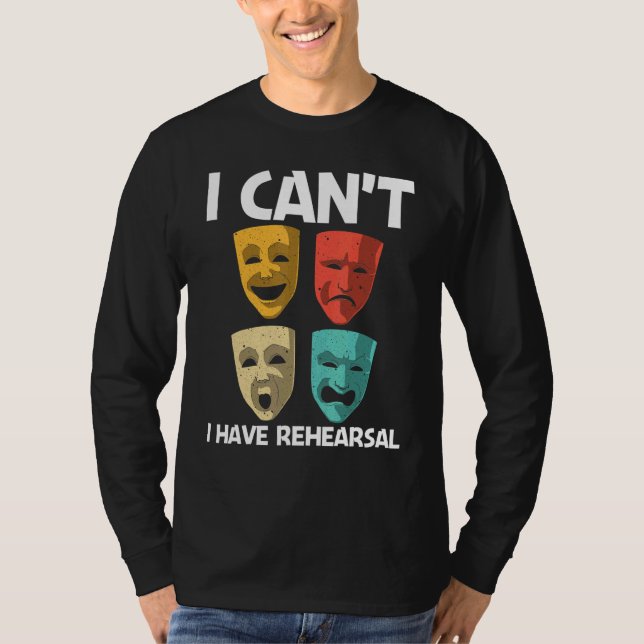 Best Theater For Men Women Broadway Musical Theate T-Shirt (Front)