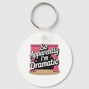 Best Theatre Art For Men Women Musical Drama Teach Keychain