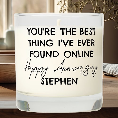 Best thing I found Online Anniversary  Scented Candle