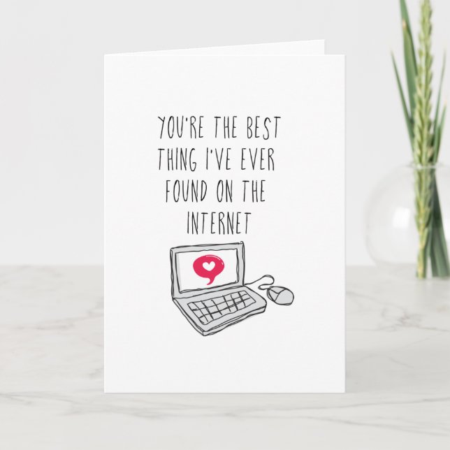 Best Thing on the Internet | Anniversary Gift Holiday Card (Front)