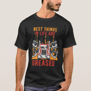 Best Things Are Greased Car Mechanic Auto Car Repa T-Shirt