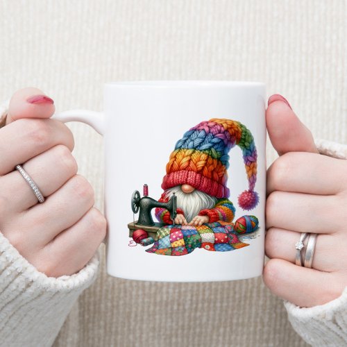 Best Things in Life are Handmade Crafting Gnome Coffee Mug