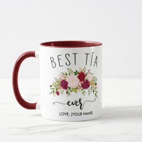 Best Ta Ever _ Best Aunt Ever ADD YOUR NAME Mug