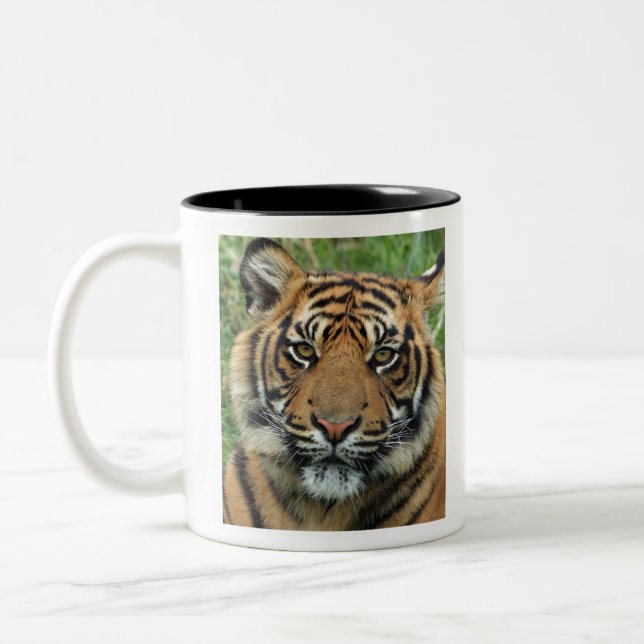 Best Tiger Two-Tone Coffee Mug (Left)