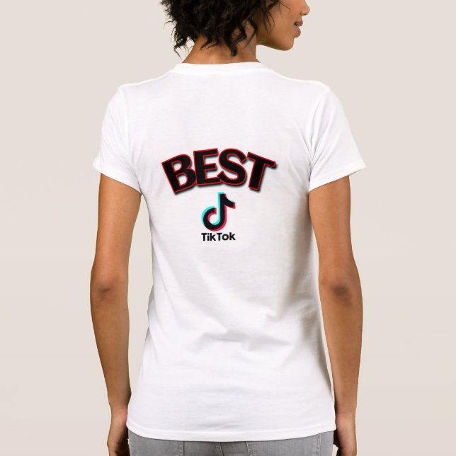 Best tiktok women T-Shirt (Back)