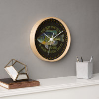 Best Time To Go Blue Gill Fishing Clock