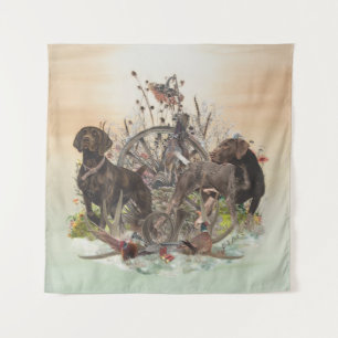 Best Times of Day to Hunt , GSP Tapestry