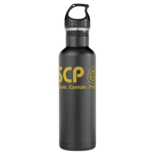 BEST TO BUY _ SCP Foundation Essential T_Shirt gif Stainless Steel Water Bottle