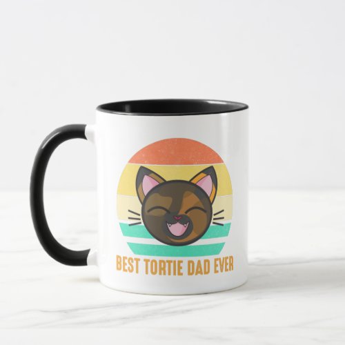 Best Tortie Dad Ever Cute Tortoiseshell Cat Lover Mug