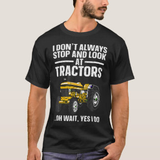 Best Tractor Art For Boys Men Women Cattle Tractor T-Shirt