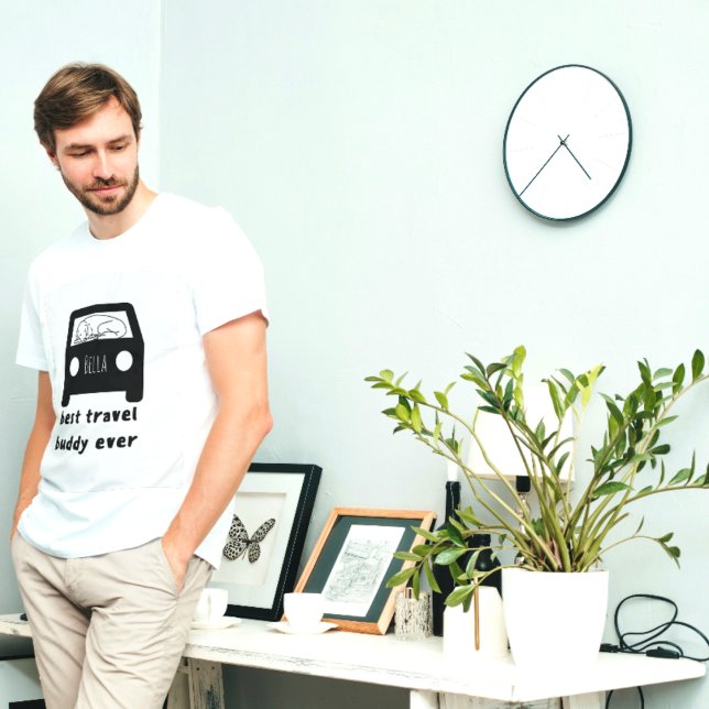 Best Travel Buddy Ever (insert your dog's name) T-Shirt (Creator Uploaded)