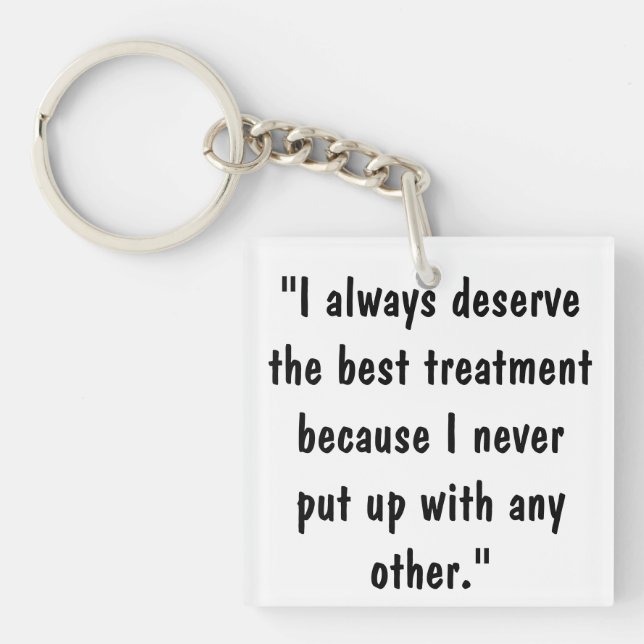Best treatment  keychain (Front)