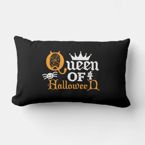 best trendy halloween t_shirt design lumbar pillow