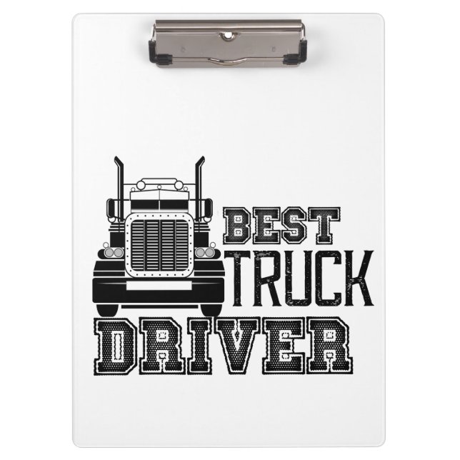 Best truck driver clipboard (Front)