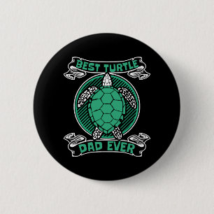 Best Turtle Dad Ever Alligator Snapping Lover Button