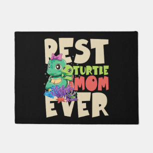 Best Turtle Mom Ever Mother Turtle Lovers Doormat