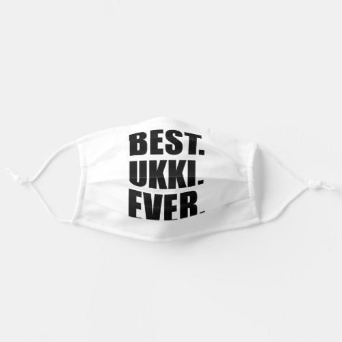 Best Ukki Ever Finnish Grandpa Adult Cloth Face Mask