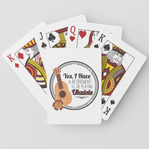 Best Ukulele Musician Gift Playing Cards