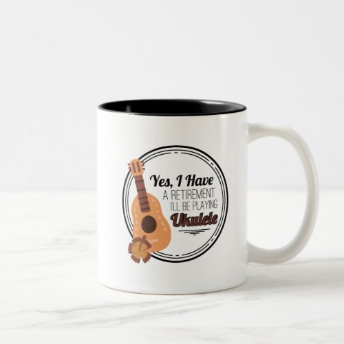 Best Ukulele Musician Gift Two_Tone Coffee Mug