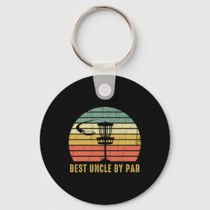 Best Uncle By Par Funny Disc Golf Gift For Men Keychain