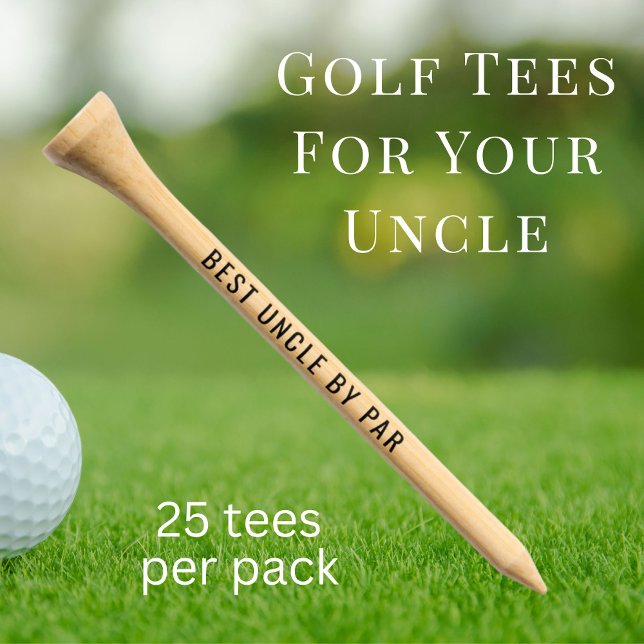 Best Uncle By Par Golf Tees (Creator Uploaded)