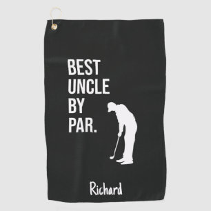 Best Uncle By Par Golfer Golf Towel