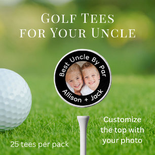 Best Uncle By Par Photo Golf Tees